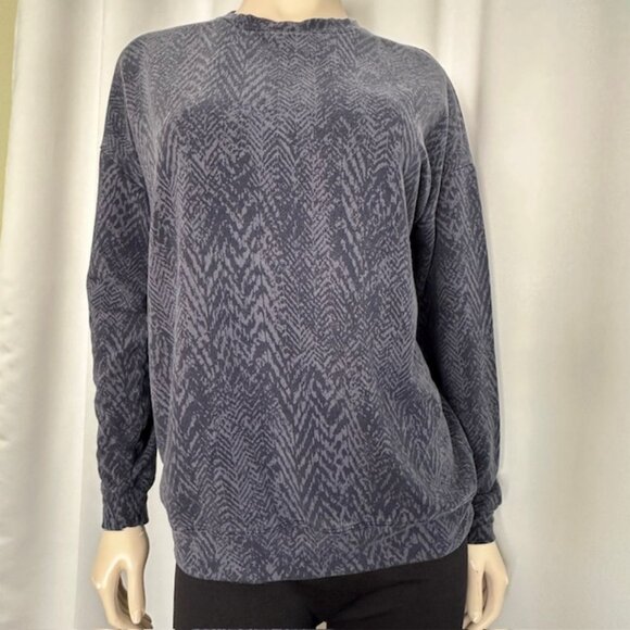 Athleta Women’s Studio to Street Printed Athletic Oversized Sweatshirt Size M - Picture 1 of 7